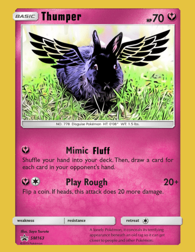 Bunny Pokemon Card